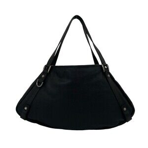 GUCCI Black Leather Shoulder Bag
